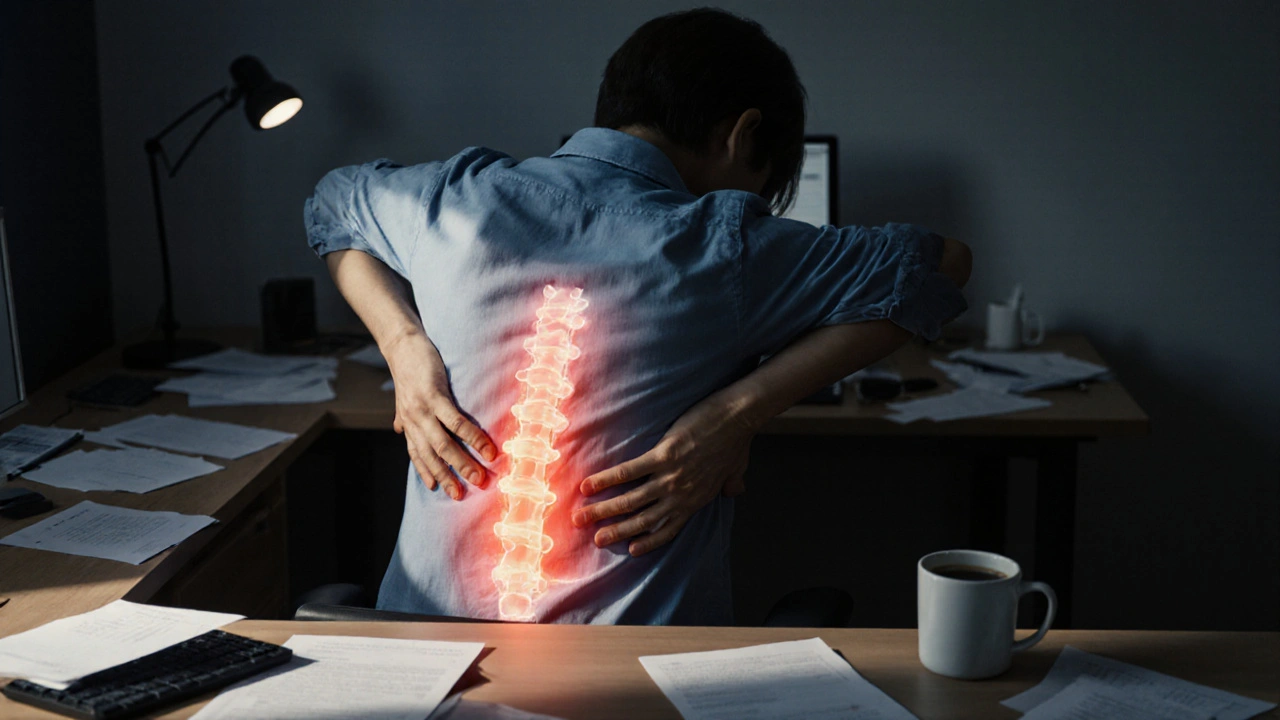 Kde bolí bederní páteř? Příčiny a jak to ovlivňuje každodenní život