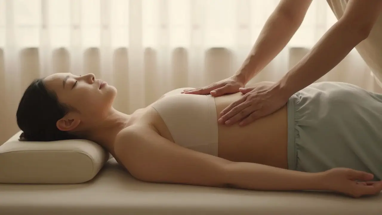 Výhody relaxační masáže pro těhotné ženy: jak ulevit bolestem a zlepšit spaní