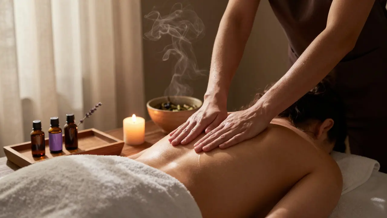 Aromaterapeutická masáž: Vše, co potřebujete vědět o výhodách, olejích a postupu