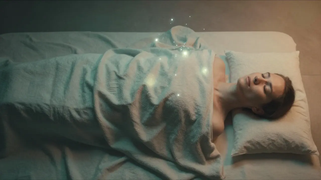 Abstraktní zobrazení hluboké relaxace a uvolnění